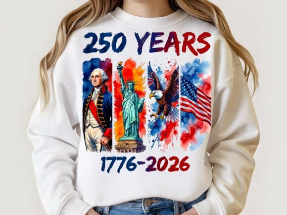 4th of July 250 Years Independence Day. Graphic Graphic Templates By Trendy Creative
