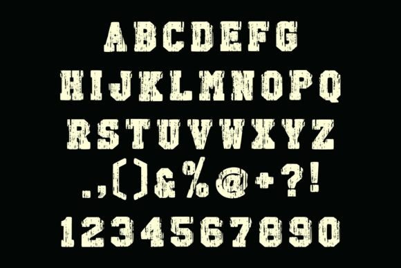 Bad Bold Grunge Font - Preview 3