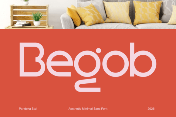 Begob Sans Serif Font By pandekastudio