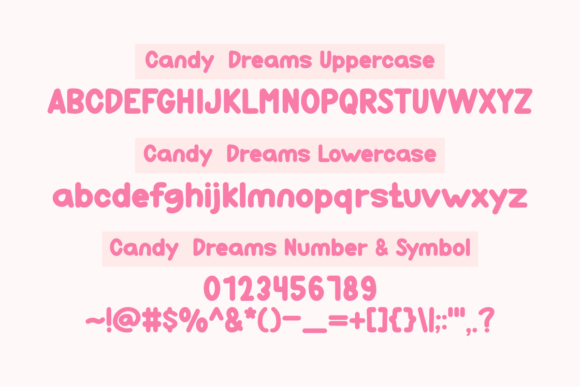 Candy Dreams Font - Preview 1