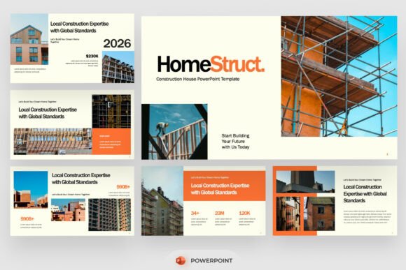 Construction House PowerPoint