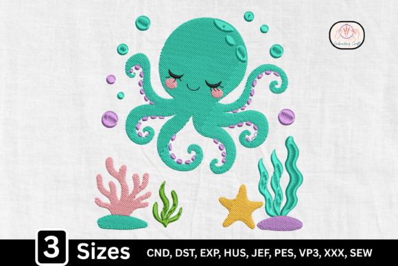 Cute Kawaii Ocean Octopus