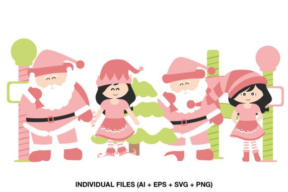Cute Kids Christmas Clipart