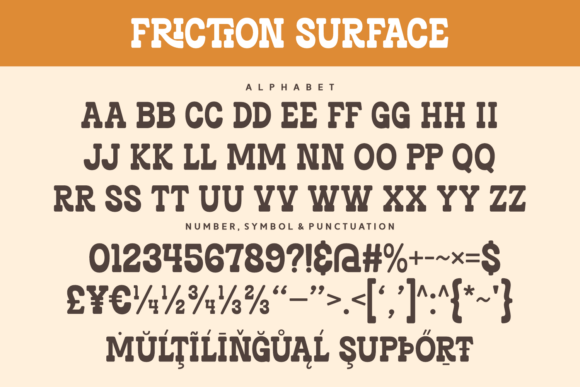 Friction Surface Font - Preview 6