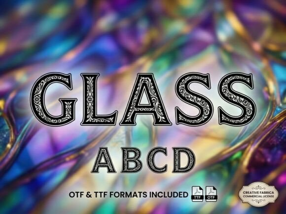 Glass Font - Preview 2