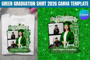 Green Graduation Shirt 2026 Template Graphic by Gfx Shaown · Creative ...