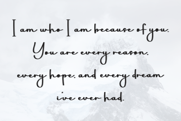 Handmade Calligraphy Font - Preview 1