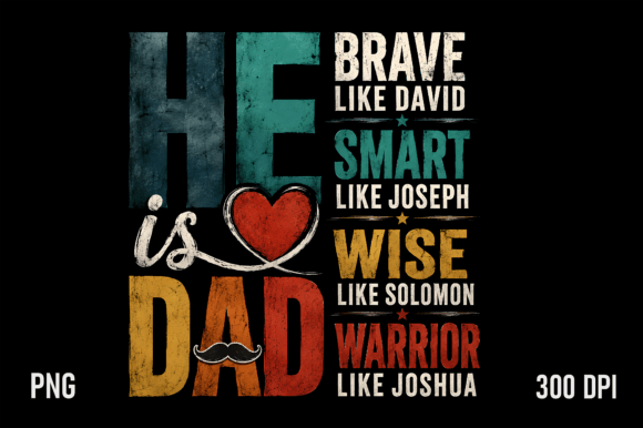 He is Dad Christian Father PNG Gráfico Manualidades Por SaraahCraft