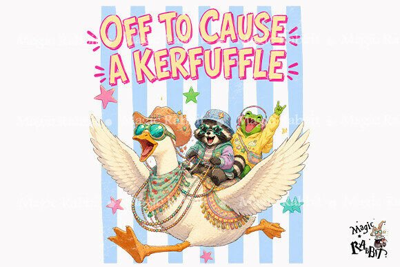 Kerfuffle Goose Squad PNG Graphic Crafts By Magic Rabbit