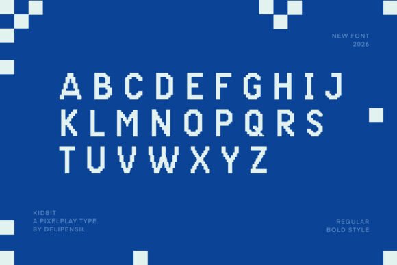 Kidbit Font PNG with transparent background - Preview 4