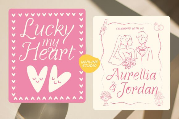 Lipstar Lullaby Font PNG with transparent background - Preview 2