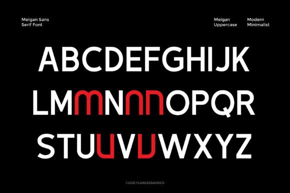 Meigan Font PNG with transparent background - Preview 5