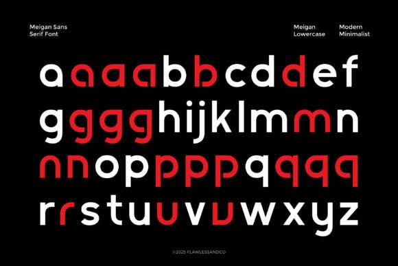 Meigan Font PNG with transparent background - Preview 6