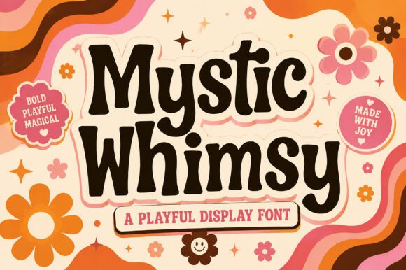 Preview specimen of Mystic Whimsy display font