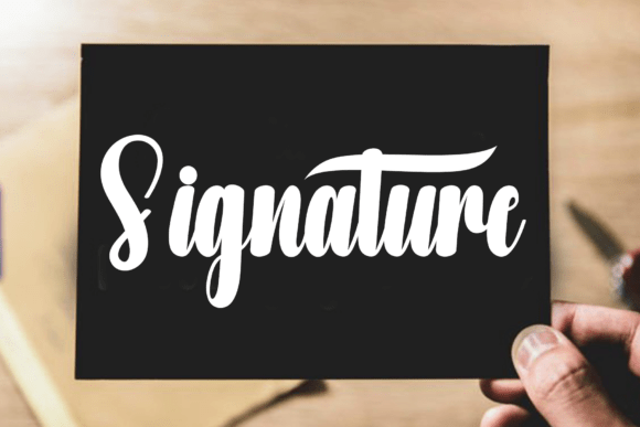 Natural Handmade Font PNG with transparent background - Preview 5