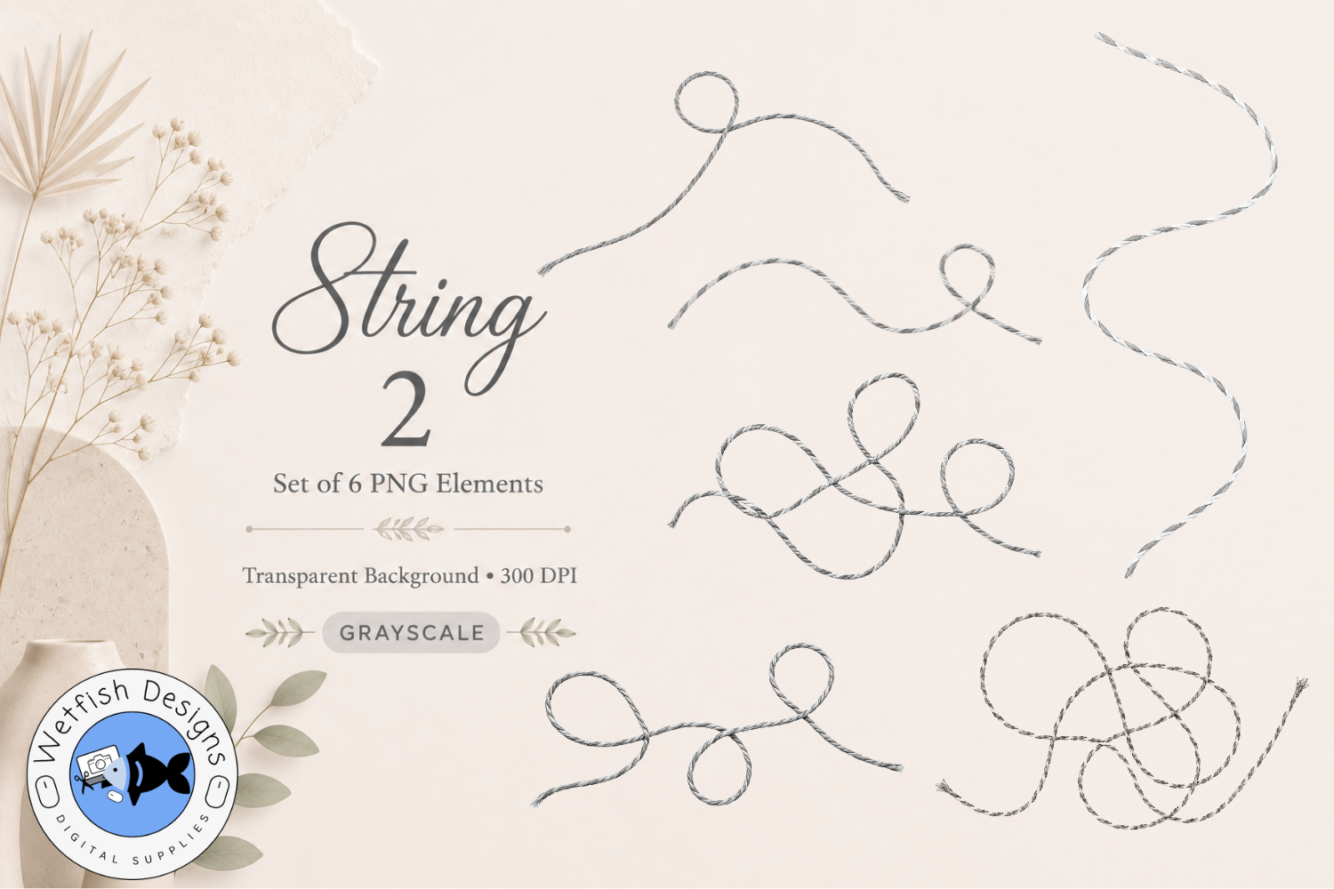 PNG String 2 Graphic by Wetfish Designs · Creative Fabrica