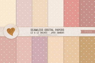 Pastel Polka Dot Seamless Paper Pack Graphic by Lovelytocu · Creative ...