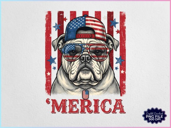patriotic bulldog 4th of july png svg tumbler sublimation can cooler