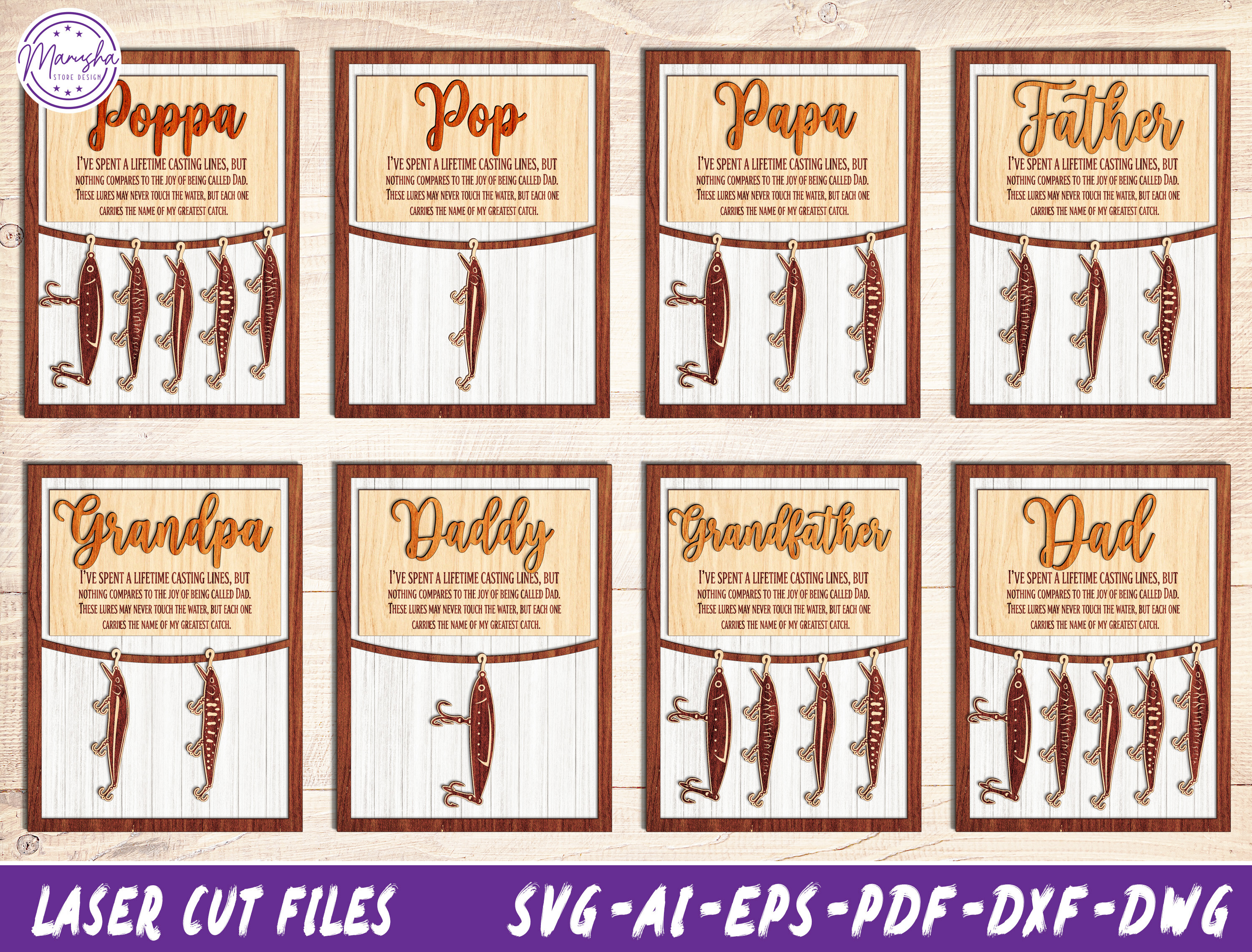 Personalized Fishing Lure Sign SVG · Creative Fabrica