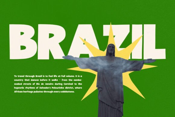 Samba Spark Font PNG with transparent background - Preview 2