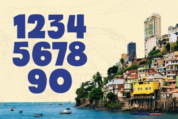 Samba Spark Font PNG with transparent background - Preview 4