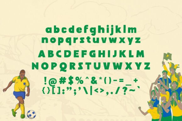 Samba Spark Font PNG with transparent background - Preview 5