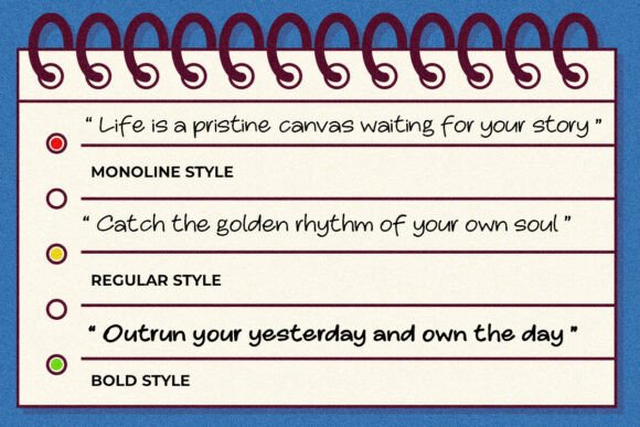 Sanger Memo Font PNG with transparent background - Preview 6