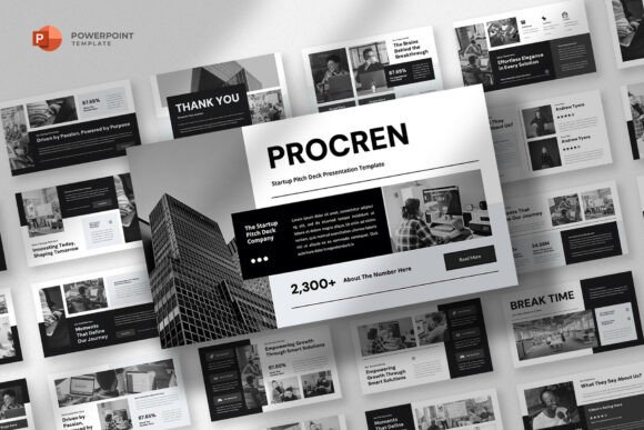 Startup Pitch Deck Powerpoint Template
