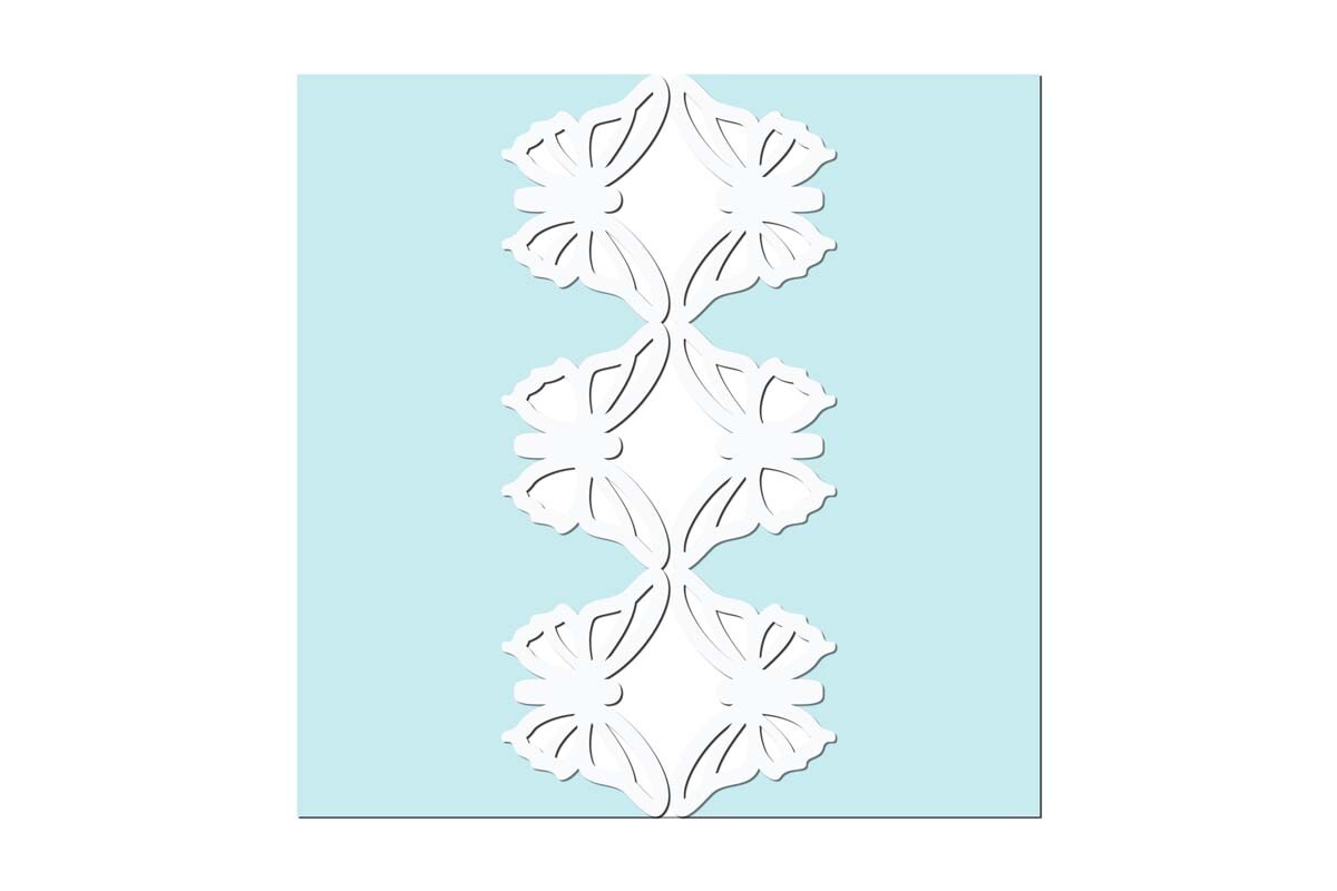 Butterflies Cutout Gate Fold Card