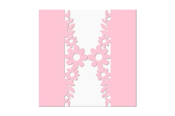 Daisyies Cutout Gate Fold Card