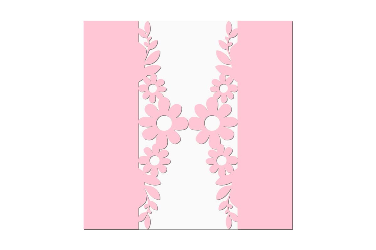 Daisyies Cutout Gate Fold Card