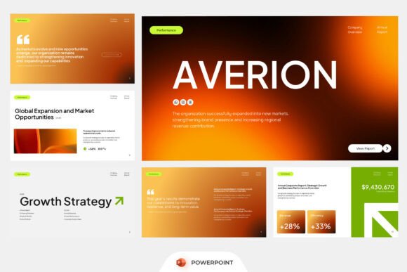 Annual Corporate Report PowerPoint