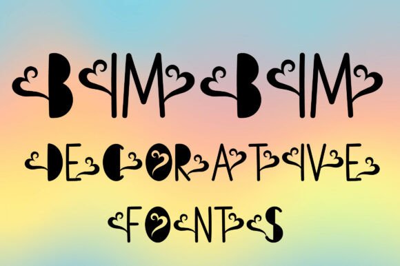 Bimbim Font - Preview 1