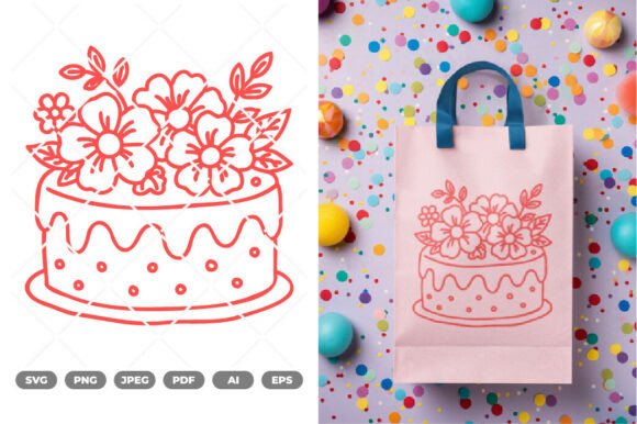 Birthday Cake SVG & Clipart