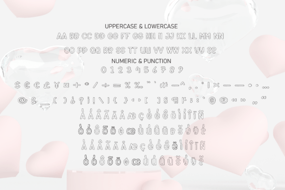 Bubble Valentine Font - Preview 6