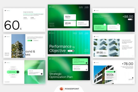 Preview of Content Performance Analysis PowerPoint marketing presentation template