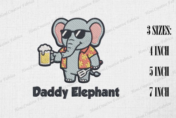 Daddy Elephant Happy Father's Day