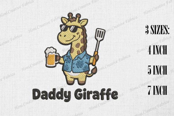 Daddy Giraffe Happy Father's Day