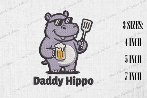 Daddy Hippo Happy Father's Day
