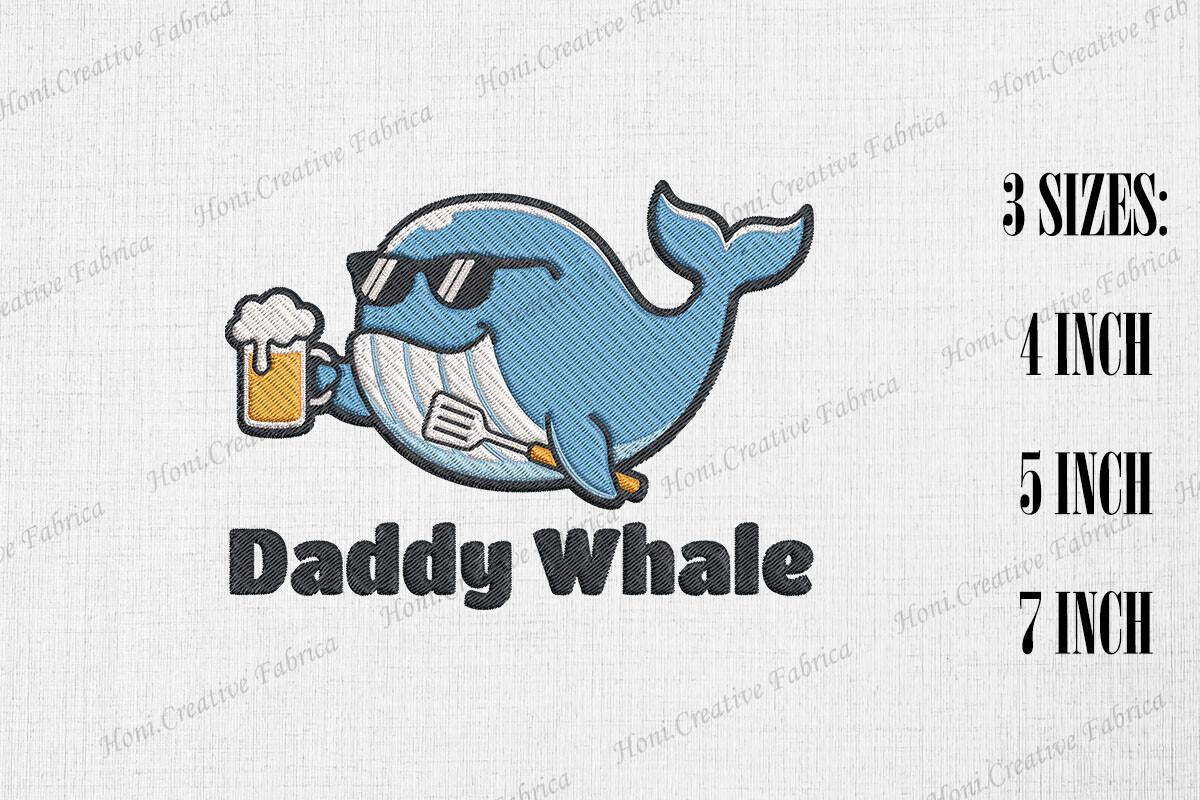 Daddy Whale Happy Father's Day