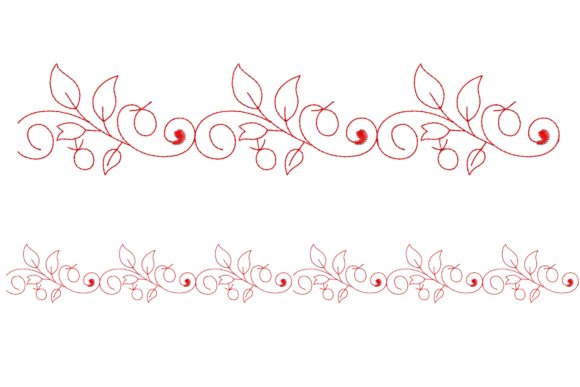 Decorative Embroidery Border Design