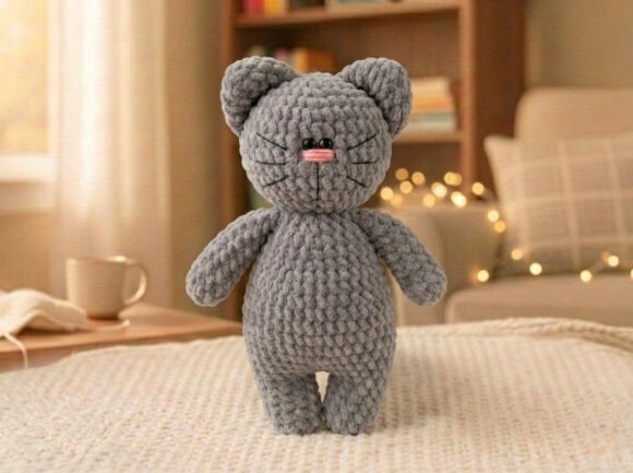 Foggy Cat Pattern
