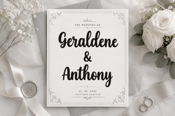 Handlettering Font PNG with transparent background - Preview 1