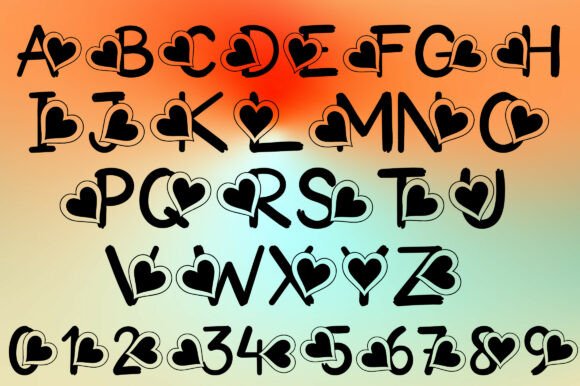 Jahjah Font PNG with transparent background - Preview 1