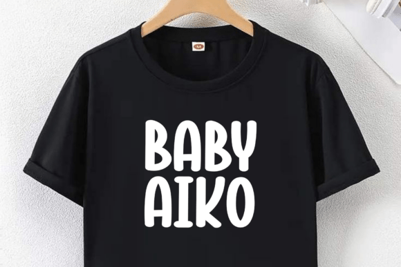 Kinder Rainy Font PNG with transparent background - Preview 1
