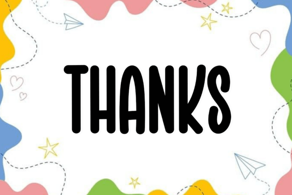 Kinder Rainy Font PNG with transparent background - Preview 4