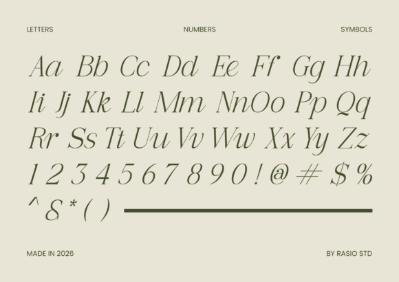 Mazzini Font PNG with transparent background - Preview 1