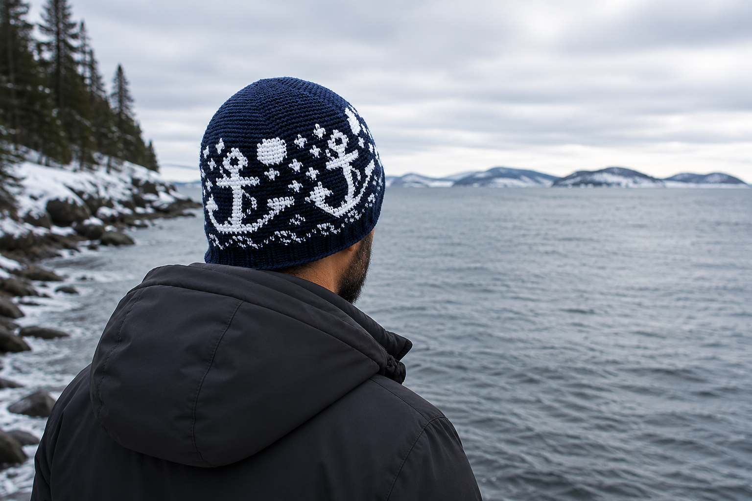 Nautical Nights Beanie Crochet Pattern