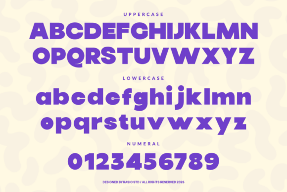 Punko Font PNG with transparent background - Preview 1