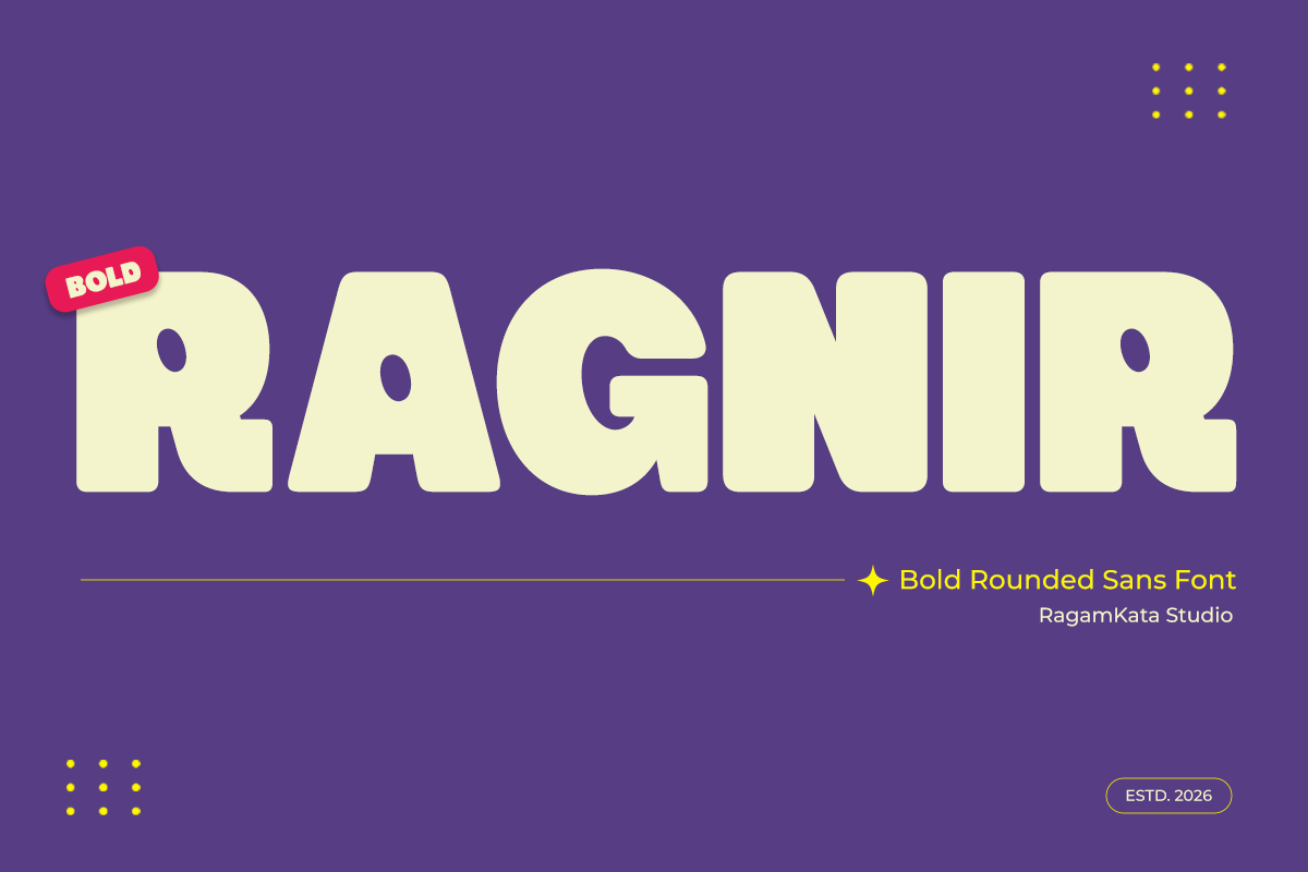 Ragnir Font by RagamKata Studio · Creative Fabrica